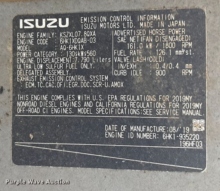 image for item YA2028 2021 Link-Belt 300X4EX excavator