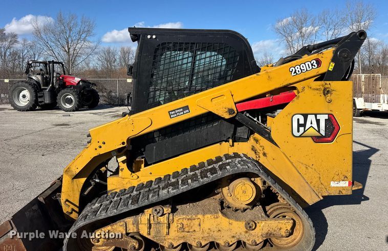 image for item YA2120 2021 Caterpillar 289D3 tracked skid steer loader