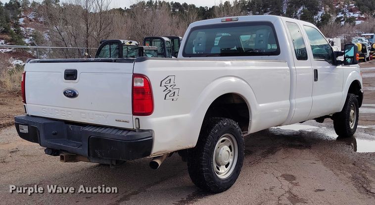 image for item DT0846 2016 Ford F250 Super Duty XL Ext. Cab pickup truck