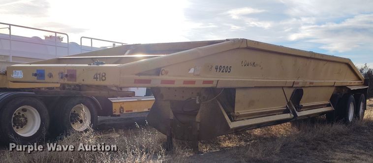 image for item DT0850 1992 Load King 2030 bottom dump trailer