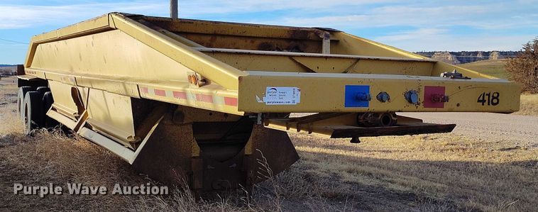 image for item DT0850 1992 Load King 2030 bottom dump trailer