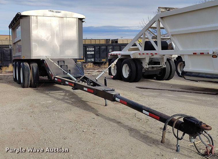 image for item DT0852 2015 Truck Equipment Service Co Cornhusker 800 end dump pup trailer