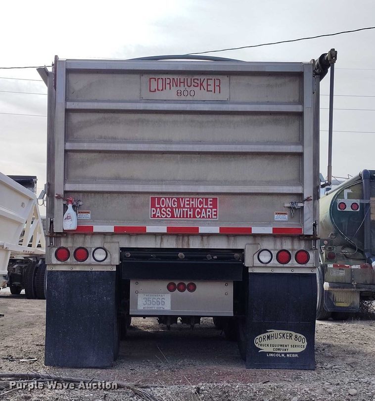image for item DT0852 2015 Truck Equipment Service Co Cornhusker 800 end dump pup trailer