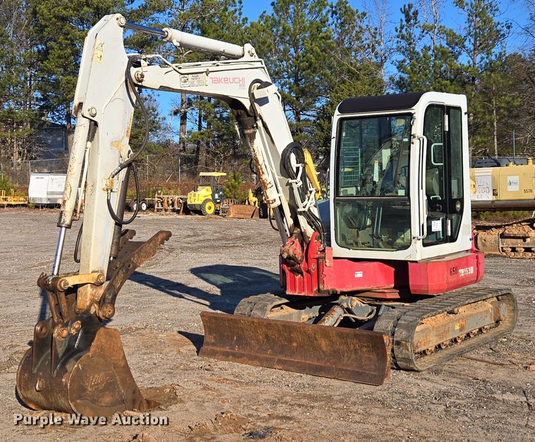 image for item DU2674 2011 Takeuchi TB153FR mini excavator