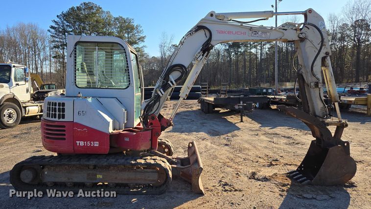 image for item DU2674 2011 Takeuchi TB153FR mini excavator