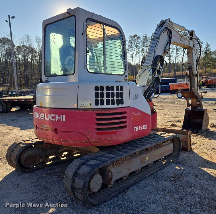 image for item DU2674 2011 Takeuchi TB153FR mini excavator