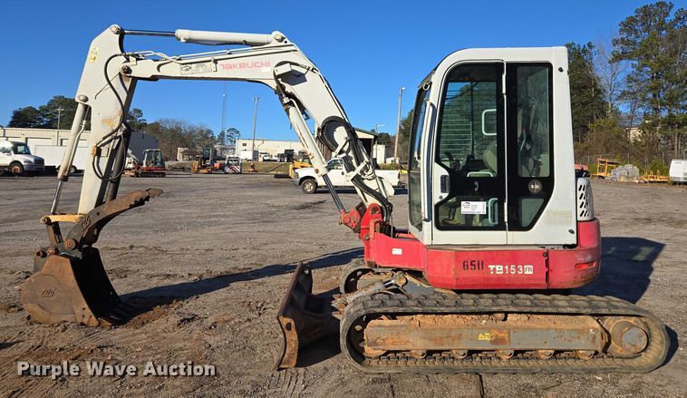 image for item DU2674 2011 Takeuchi TB153FR mini excavator