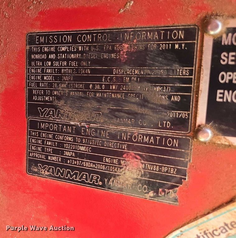 image for item DU2674 2011 Takeuchi TB153FR mini excavator