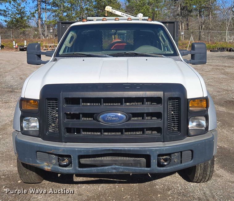 image for item DU2678 2008 Ford F450 Super Duty XL flatbed truck