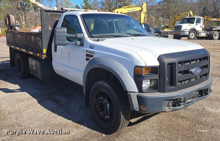 image for item DU2678 2008 Ford F450 Super Duty XL flatbed truck