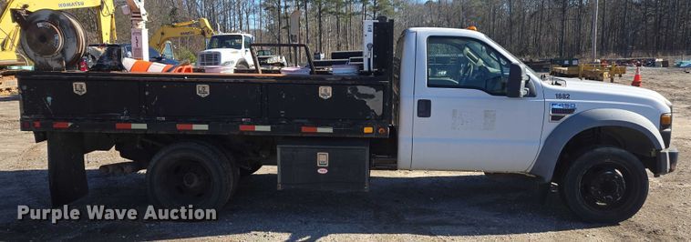 image for item DU2678 2008 Ford F450 Super Duty XL flatbed truck