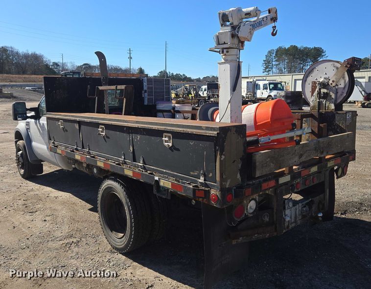 image for item DU2678 2008 Ford F450 Super Duty XL flatbed truck