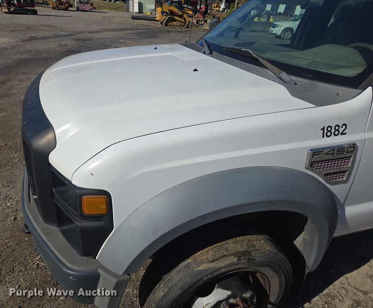 image for item DU2678 2008 Ford F450 Super Duty XL flatbed truck