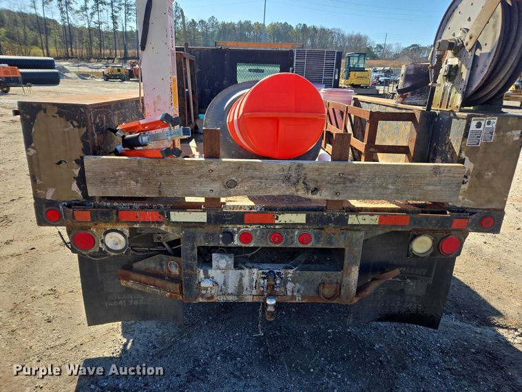 image for item DU2678 2008 Ford F450 Super Duty XL flatbed truck