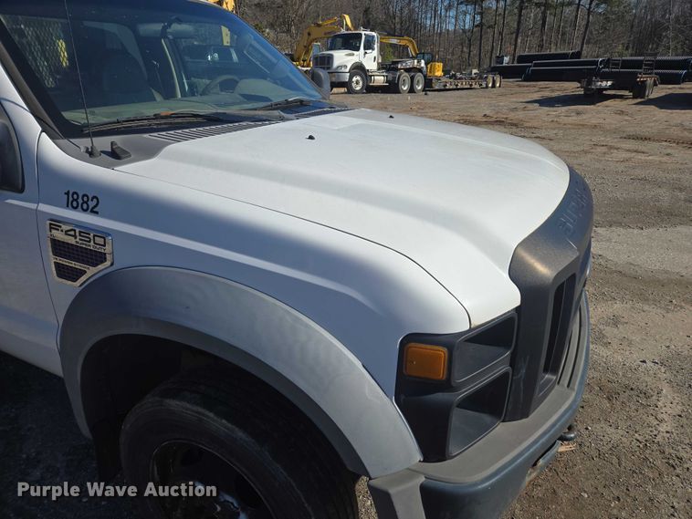 image for item DU2678 2008 Ford F450 Super Duty XL flatbed truck