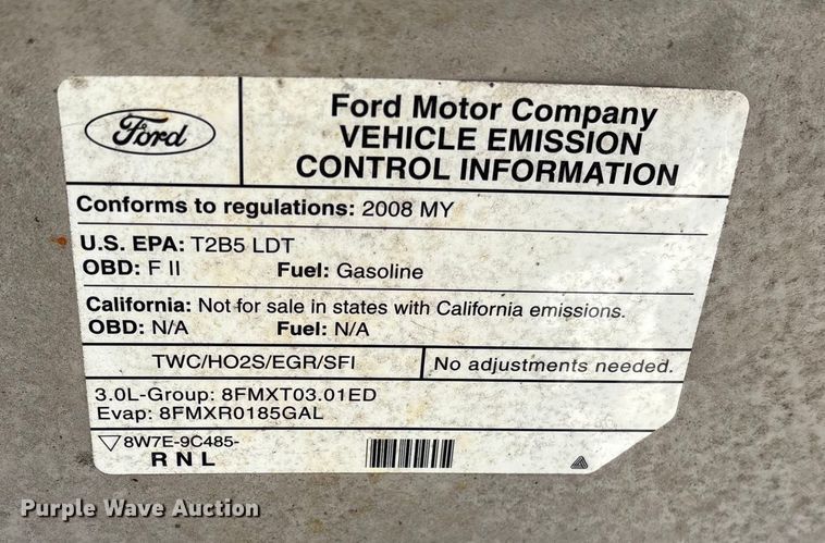 image for item DU2680 2008 Ford Escape SUV