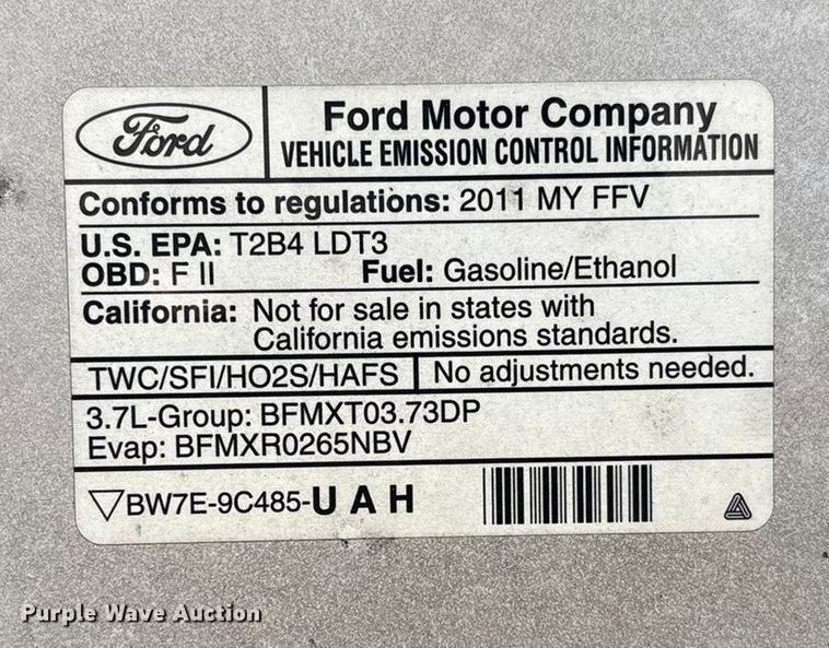 image for item DU2682 2011 Ford F150 XL Crew Cab pickup truck