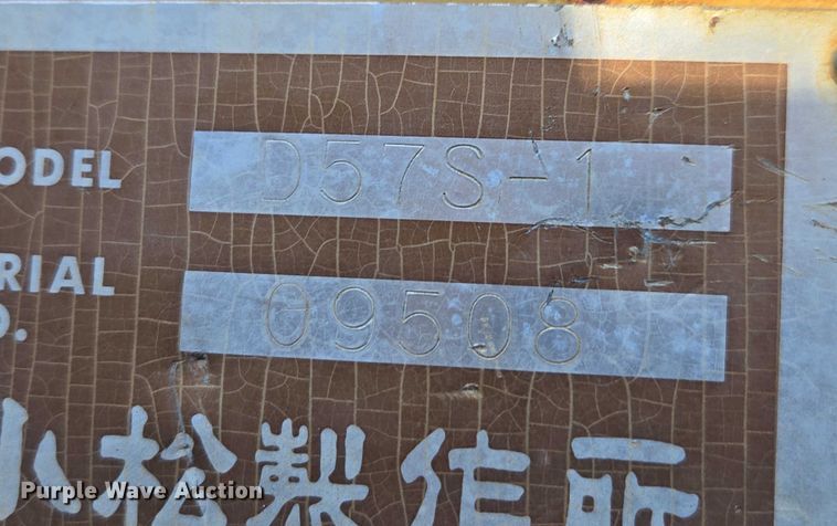 image for item DU2688 Komatsu D57S-1 track loader