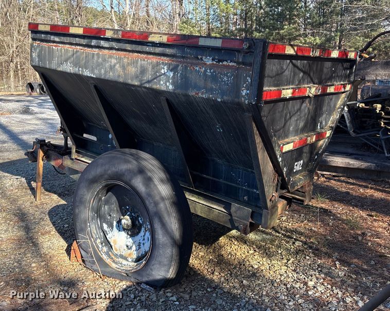 image for item DU2689 Shop built end dump trailer