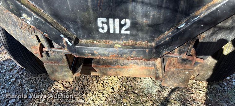 image for item DU2689 Shop built end dump trailer