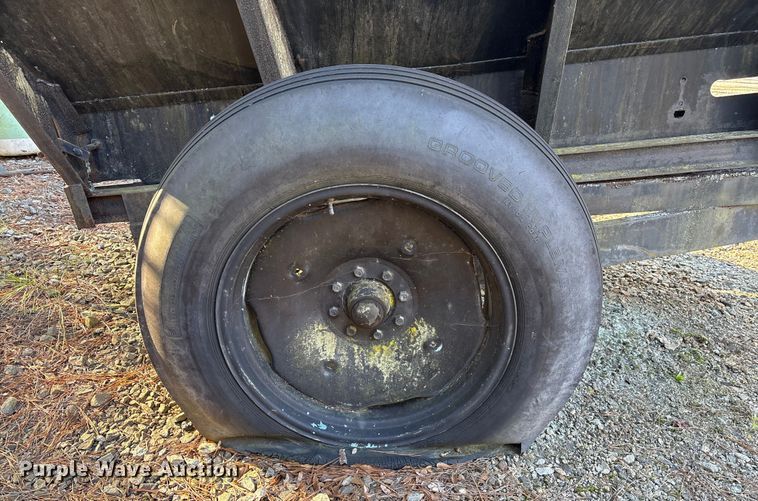 image for item DU2689 Shop built end dump trailer