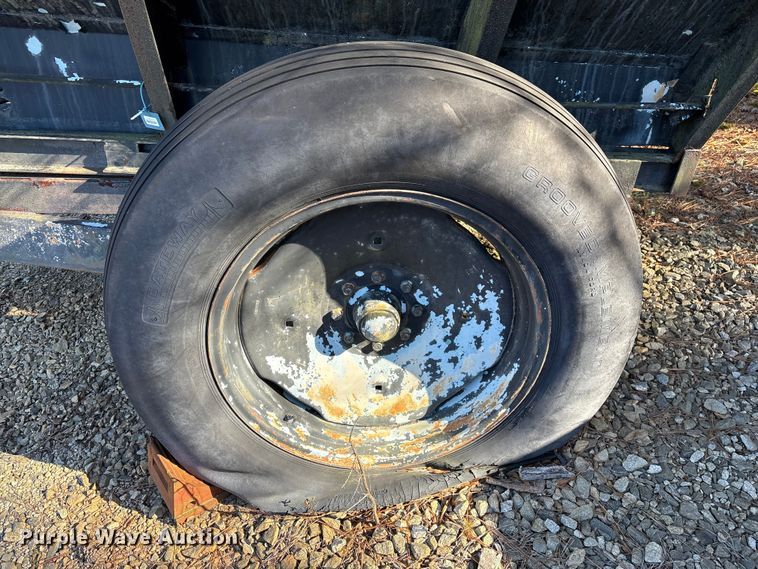 image for item DU2689 Shop built end dump trailer