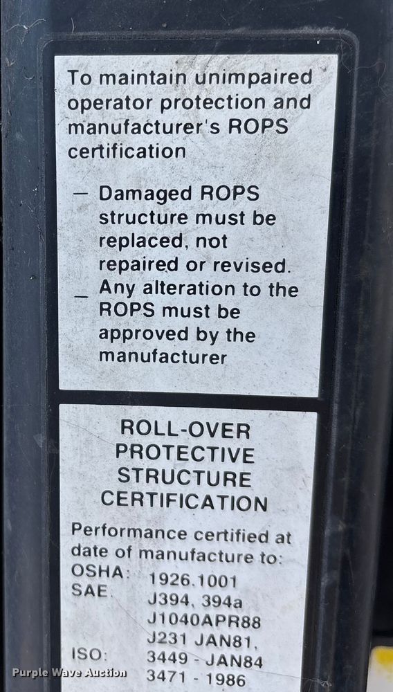 image for item DW7428 1994 John Deere 310D Turbo backhoe