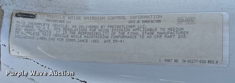 image for item DW7430 2005 Freightliner Business Class M2 digger derrick truck