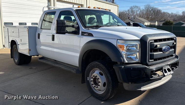 image for item DW7433 2013 Ford F450 XL Super Duty Crew Cab utility / service truck