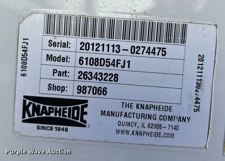 image for item DW7433 2013 Ford F450 XL Super Duty Crew Cab utility / service truck