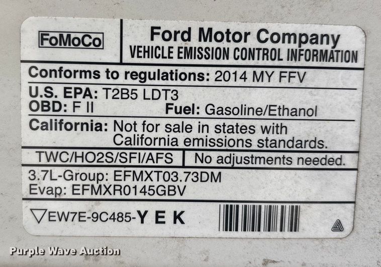 image for item DW7434 2014 Ford Explorer Police Interceptor SUV