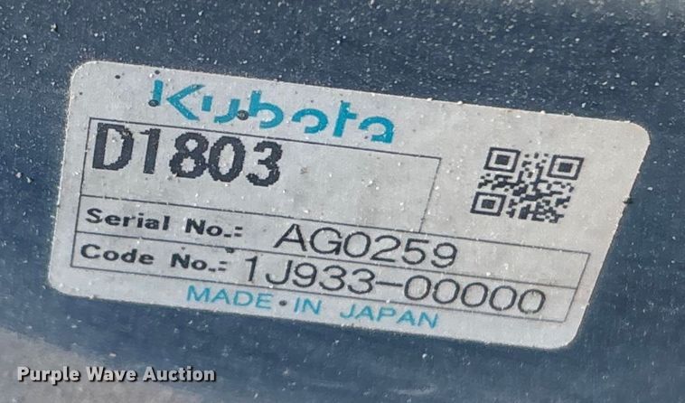 image for item DW7438 2010 Bobcat E35 mini excavator