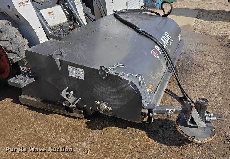 image for item DZ3808 2022 Paladin 21584M-0022 skid steer sweeper