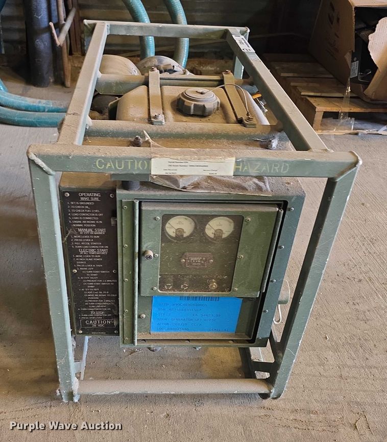 image for item DZ3809 2008 Dewey Electronics MEP501A generator