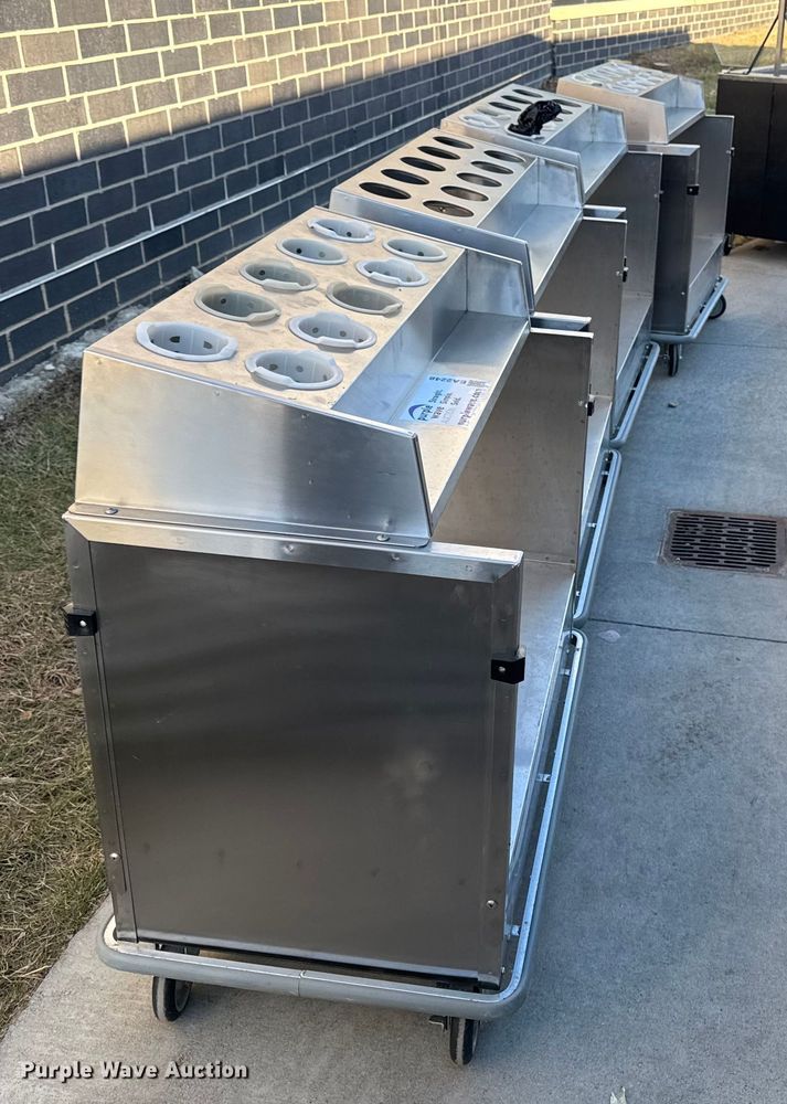 image for item EA2248 (4) Lakeside silverware carts