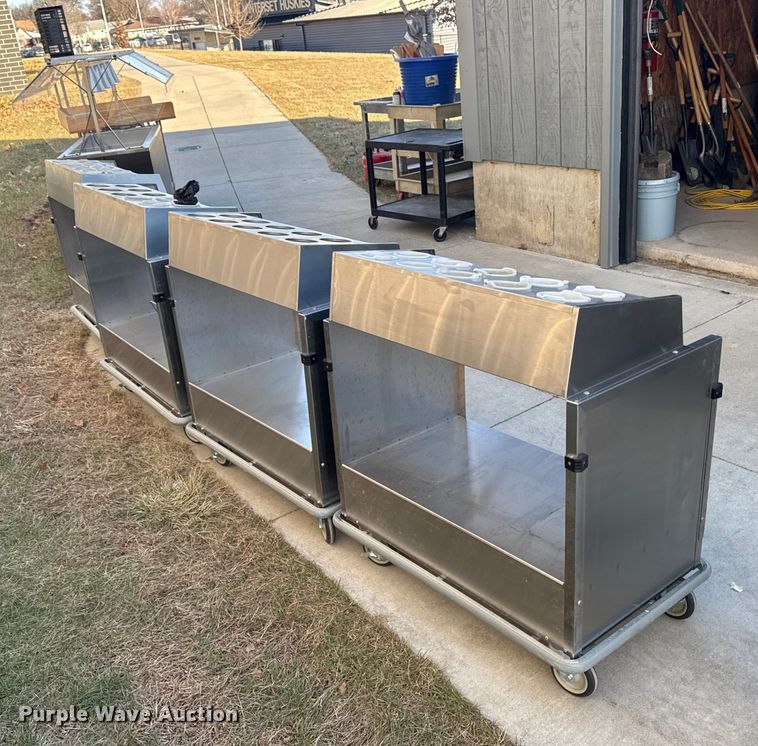 image for item EA2248 (4) Lakeside silverware carts