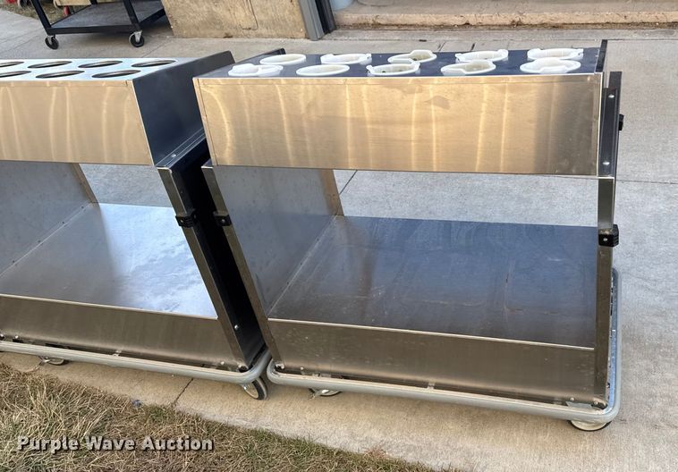 image for item EA2248 (4) Lakeside silverware carts