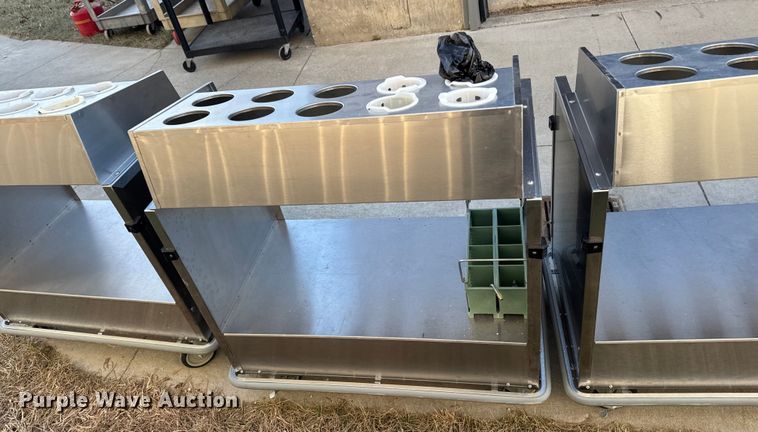 image for item EA2248 (4) Lakeside silverware carts