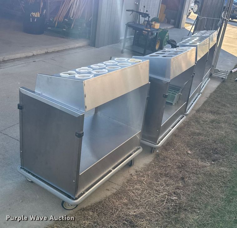 image for item EA2248 (4) Lakeside silverware carts