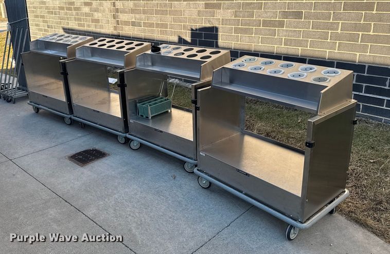 image for item EA2248 (4) Lakeside silverware carts