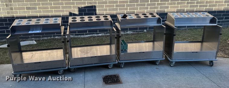 image for item EA2248 (4) Lakeside silverware carts
