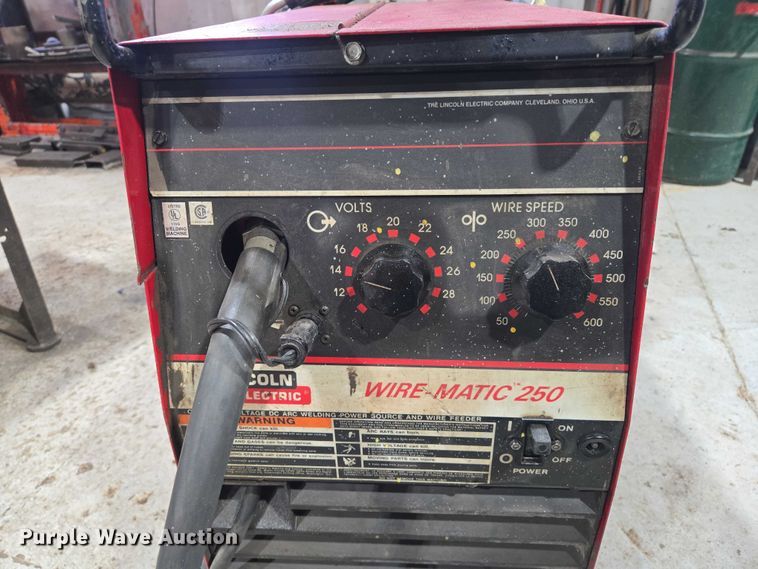 image for item EB1226 Lincoln Wire Matic 250 welder