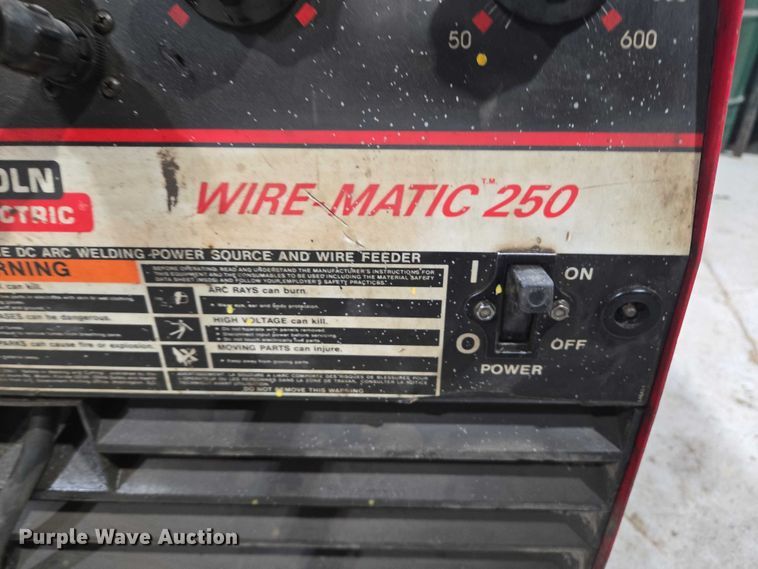 image for item EB1226 Lincoln Wire Matic 250 welder