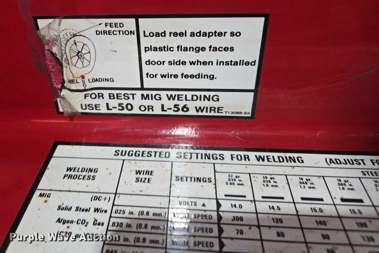 image for item EB1226 Lincoln Wire Matic 250 welder