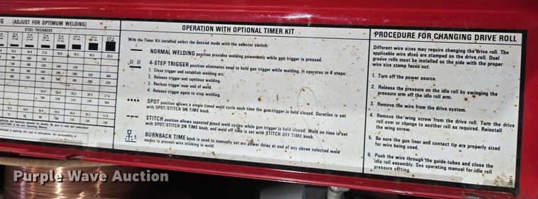 image for item EB1226 Lincoln Wire Matic 250 welder