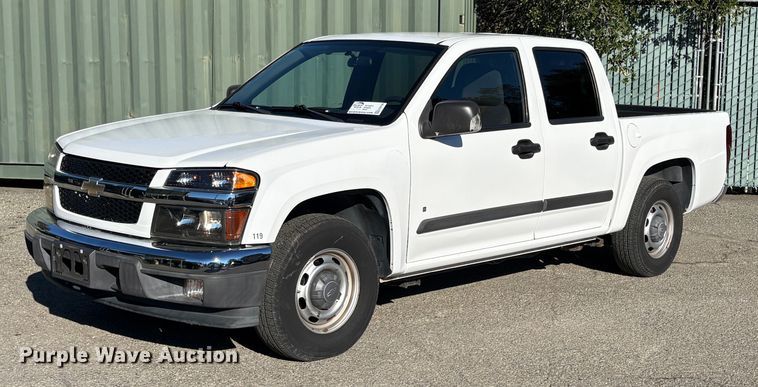image for item EC8196 2008 Chevrolet Colorado Crew Cab pickup truck