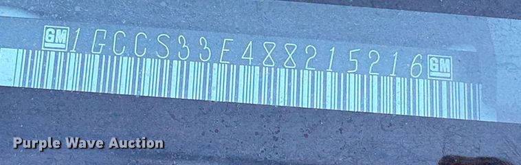 image for item EC8196 2008 Chevrolet Colorado Crew Cab pickup truck