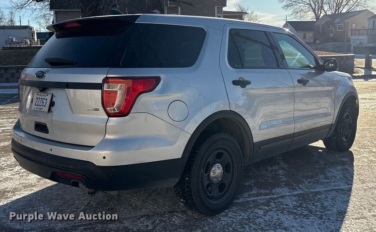 image for item EE4387 2016 Ford Explorer Police Interceptor SUV
