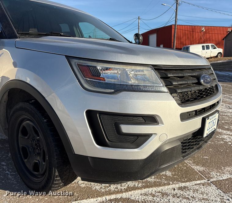 image for item EE4387 2016 Ford Explorer Police Interceptor SUV