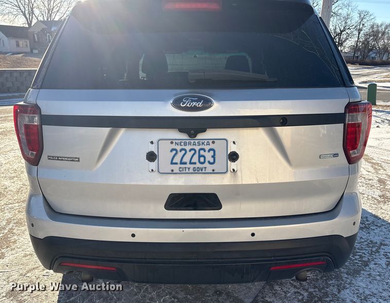 image for item EE4387 2016 Ford Explorer Police Interceptor SUV